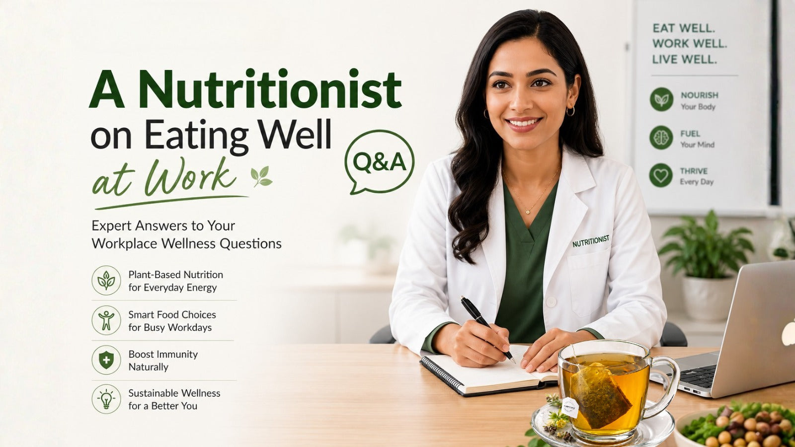 A Nutritionist on Eating Well at Work (Q&A)