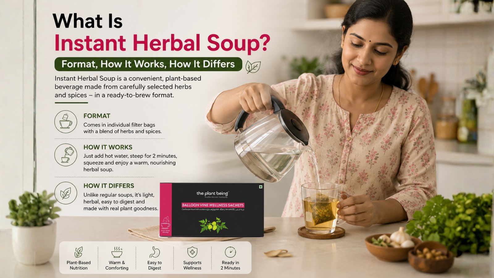 What Is Instant Herbal Soup? Format, How It Works, How It Differs
