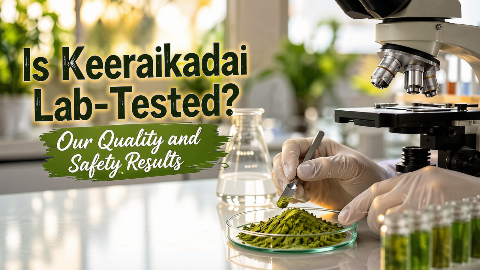 Is Keeraikadai Lab-Tested? Our Quality and Safety Results