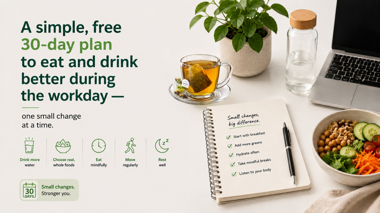 The 30-Day Workplace Nutrition Challenge (Free Guide)