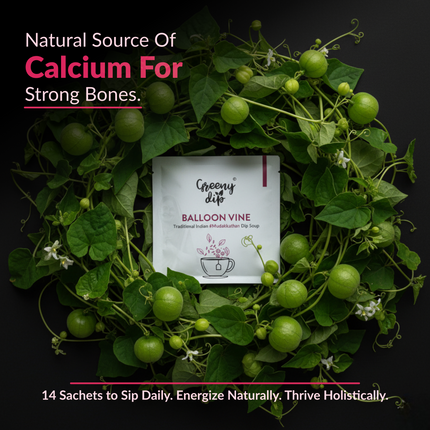 Balloon Vine Wellness Sachets (14-Day Pack) | Calcium Support | Daily Drink| Mudakkathaan