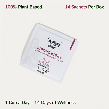 Balloon Vine Wellness Sachets (14-Day Pack) | Natural Calcium | Supports Bone & Joint Health | Mudakkathaan Keerai